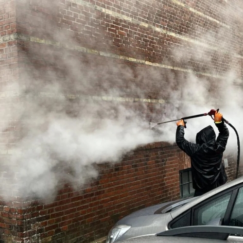 Effektiv facaderens med damp – skånsom og miljøvenlig
